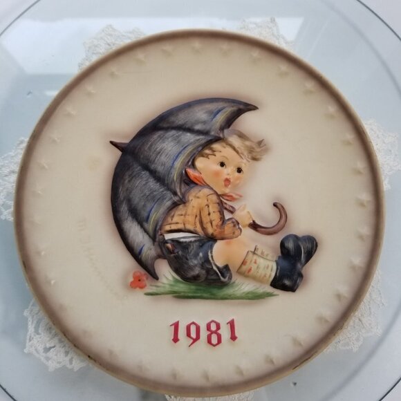 Hummel Goebel Plate Vintage 1981 11th Annual Hum 274 Hand Painted W. Germany - Picture 8 of 9